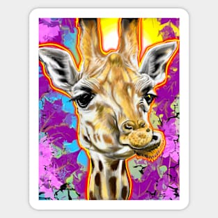 Giraffe Goof Sticker